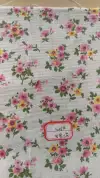 Cotton and linen printing, coffee flower tart Item Picture